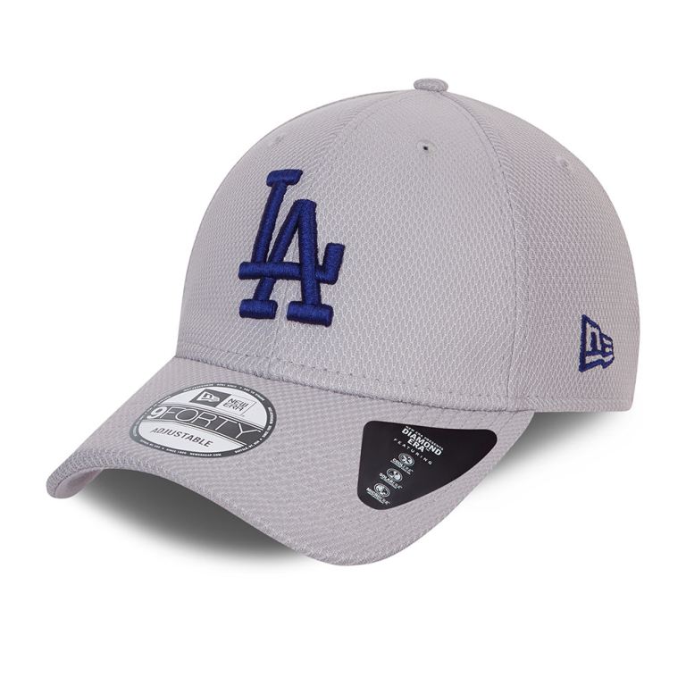 Gorras New Era 9forty Grises - LA Dodgers Diamond Era 75643KUQO